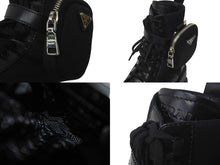 画像をギャラリービューアに読み込む, PRADA プラダ モノリスブーツ ブラック ポーチ付き Re-Nylon レザー 1T255M_3LJS_F0002_F_B055 サイズ37 美品 中古 59808