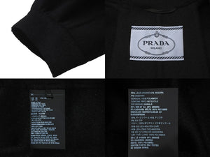 極美品 PRADA プラダ コート ジップアップ トライアングルロゴプレート 2020AW P658NH サイズ38 ブラック 中古 59812 