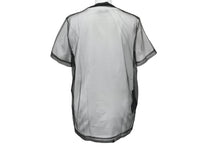 Load image into Gallery viewer, PRADA プラダ 22SS チュールレイヤード 半袖Ｔシャツ ブラック ホワイト 3579AR ロゴ メッシュ サイズXS 中古 59814