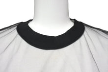 Load image into Gallery viewer, PRADA プラダ 22SS チュールレイヤード 半袖Ｔシャツ ブラック ホワイト 3579AR ロゴ メッシュ サイズXS 中古 59814