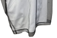 Load image into Gallery viewer, PRADA プラダ 22SS チュールレイヤード 半袖Ｔシャツ ブラック ホワイト 3579AR ロゴ メッシュ サイズXS 中古 59814