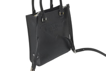 Load image into Gallery viewer, PRADA プラダ 2way ハンド ショルダー バッグ ブラック レザー 1BA333 シルバー金具 美品 中古 59818