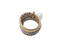 画像をギャラリービューアに読み込む, Christian Dior クリスチャンディオール J`Adior ジャディオール リング 三連リング 8号 ゴールドカラー 良品 中古 59822