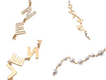 Load image into Gallery viewer, 新品未使用 CHANEL シャネル ココマーク ロングネックレス フェイクパール ラインストーン GP ゴールド B20P刻印 中古 59825