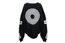Load image into Gallery viewer, HOOD BY AIR フードバイエアー スウェット トレーナー ターゲットプリント サイズM ブラック 美品 中古