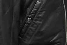画像をギャラリービューアに読み込む, A BATHING APE アベイシングエイプ ダウンジャケット レザー ブラック 牛革 レディース サイズTALL 美品 中古 59841 