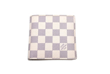 Load image into Gallery viewer, LOUIS VUITTON ルイヴィトン ダミエ アズール ポルトフォイユ マルコ 二つ折り財布 ホワイト N60018 ウォレット 良品 中古 59843