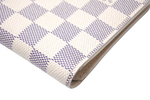 LOUIS VUITTON ルイヴィトン ダミエ アズール ポルトフォイユ マルコ 二つ折り財布 ホワイト N60018 ウォレット 良品 中古 59843