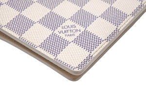LOUIS VUITTON ルイヴィトン ダミエ アズール ポルトフォイユ マルコ 二つ折り財布 ホワイト N60018 ウォレット 良品 中古 59843