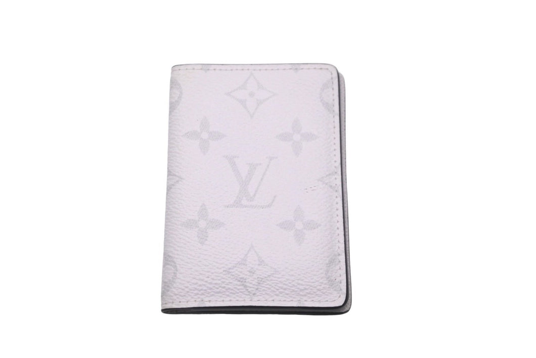 LOUIS VUITTON ルイヴィトン オーガナイザー ドゥポッシュ カードケース オプティックホワイト モノグラム M30933 美品 中古 59844