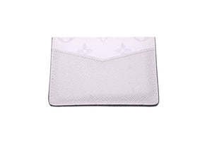 LOUIS VUITTON ルイヴィトン オーガナイザー ドゥポッシュ カードケース オプティックホワイト モノグラム M30933 美品 中古 59844