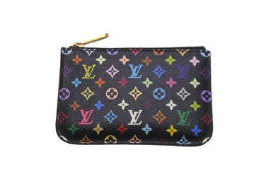 LOUIS VUITTON ルイヴィトン モノグラムマルチカラー ポシェット クレ コインケース M93735 小物 財布 小銭入れ 良品 中古 59845
