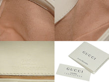 Load image into Gallery viewer, GUCCI グッチ GGマーモント ミニミニバッグ チェーン ポーチ ホワイト レザー 575161 ゴールド金具 美品 中古 59846