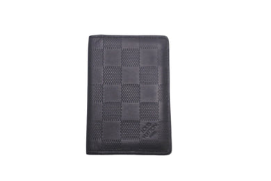 LOUIS VUITTON ルイヴィトン カードケース ダミエアンフィニ オーガナイザードゥポッシュ イニシャルあり N63197 美品 中古 59849