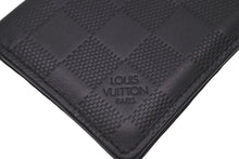 Load image into Gallery viewer, LOUIS VUITTON ルイヴィトン カードケース ダミエアンフィニ オーガナイザードゥポッシュ イニシャルあり N63197 美品 中古 59849