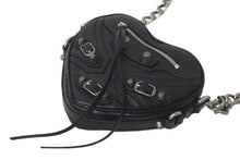 Load image into Gallery viewer, 極美品 BALENCIAGA バレンシアガ ショルダーバッグ ルカゴール ハートミニ 722781 チェーンショルダー シルバー金具 中古 59850