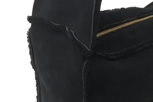 CHANEL シャネル ココマーク ワンショルダーバッグ 7番台 ムートン ブラック 美品 中古 59861