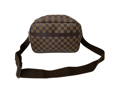 LOUIS VUITTON ルイヴィトン ショルダーバッグ リポーターPM ダミエキャンバス N45253 ブラウン 美品 中古 59862
