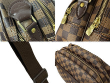 Load image into Gallery viewer, LOUIS VUITTON ルイヴィトン ショルダーバッグ リポーターPM ダミエキャンバス N45253 ブラウン 美品 中古 59862