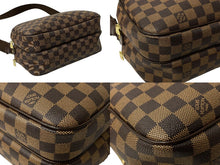 Load image into Gallery viewer, LOUIS VUITTON ルイヴィトン ショルダーバッグ リポーターPM ダミエキャンバス N45253 ブラウン 美品 中古 59862