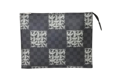LOUIS VUITTON ルイ ヴィトン クラッチバッグ N61234 ポシェット ヴォワヤージュ クリストファーネメス ダミエ 美品 中古 59864
