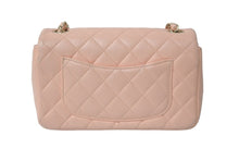 Load image into Gallery viewer, CHANEL シャネル 横長 ランダム ショルダーバッグ ミニマトラッセショルダーチェーン ピンク系 ラムスキン 美品 中古 59867