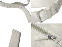 画像をギャラリービューアに読み込む, PRADA プラダ ボディバッグ スリングバッグ 2VZ098 2BBE V_OL エンボス加工 ヴィッテロダイノレザー ホワイト 美品 中古 59868 