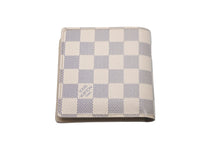 Load image into Gallery viewer, LOUIS VUITTON ルイヴィトン ダミエ アズール ポルトフォイユ マルコ 二つ折り財布 コインケース付き N60018 美品 中古 59881