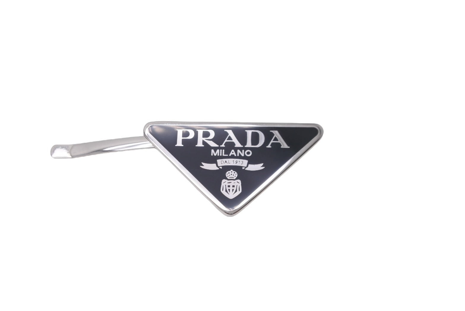 PRADA プラダ ヘアアクセサリー ヘアピン 2個セット トライアングル 