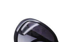 Load image into Gallery viewer, BVLGARI ブルガリ サングラス サイズ57◻︎16 135 3N プラスチック ブラック シルバー金具 8077 501/8G 美品 中古 59887