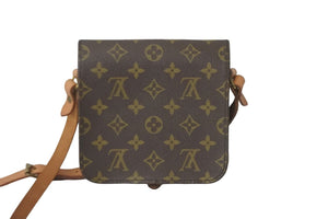 LOUIS VUITTON ルイヴィトン ショルダーバッグ ミニカルトシエール モノグラムキャンバス M51254 ブラウン 良品 中古 59890