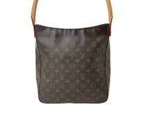 Load image into Gallery viewer, LOUIS VUITTON ルイヴィトン ハンドバッグ ルーピングGM モノグラムキャンバス M51145 ブラウン 中古 59891