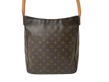 Load image into Gallery viewer, LOUIS VUITTON ルイヴィトン ハンドバッグ ルーピングGM モノグラムキャンバス M51145 ブラウン 中古 59891