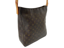 Load image into Gallery viewer, LOUIS VUITTON ルイヴィトン ハンドバッグ ルーピングGM モノグラムキャンバス M51145 ブラウン 中古 59891