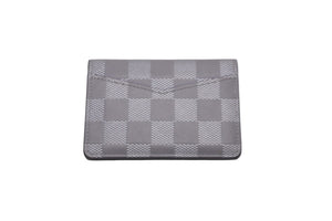 LOUIS VUITTON ルイヴィトン カードケース オーガナイザー ドゥポッシュ ダミエ グレー ホワイト 良品 中古 59893