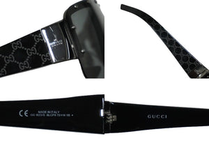 GUCCI グッチ サングラス GGロゴ サイズ70◻︎14 115 ブラック スタッズ プラスチック GG 1823/S BLCP9 美品 中古 59898