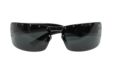 GUCCI グッチ サングラス GGロゴ サイズ70◻︎14 115 ブラック スタッズ プラスチック GG 1823/S BLCP9 美品 中古 59898