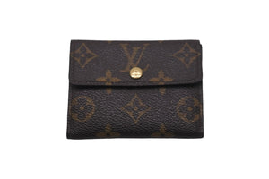 LOUIS VUITTON ルイ ヴィトン コインケース 小銭入れ M61927 モノグラム ラドロー ブラウン ゴールド フランス製 美品 中古 59899
