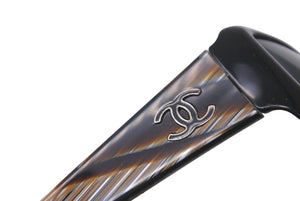 CHANEL シャネル スクエア サングラス ココマーク ブラック 54☐16 5078 ロゴ アイウェア 小物 メガネ 眼鏡 良品 中古 59907