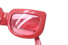 Load image into Gallery viewer, CHANEL シャネル サングラス ヴィンテージクラシック 05979 91764 プラスチック レッド ピンク ゴールド金具 美品 中古 59908