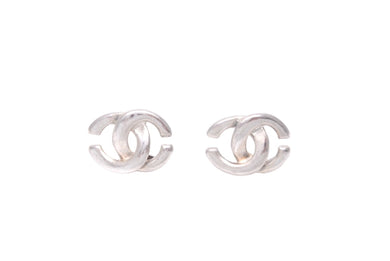 CHANEL シャネル ピアス ココマーク メタル シルバー 01A刻 シルバー金具 良品 中古 59922