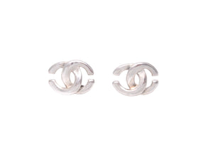 CHANEL シャネル ピアス ココマーク メタル シルバー 01A刻 シルバー金具 良品 中古 59922