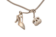 Load image into Gallery viewer, CHANEL シャネル ネックレス チョーカー ココマーク ラインストーン ハイヒール ゴールド 05A 良品 中古 59923