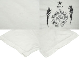 CHROME HEARTS クロムハーツ 半袖Ｔシャツ フォティスカル プリント コットン レディース ホワイト サイズXS 美品 中古 59938