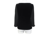 Load image into Gallery viewer, FOXEY NEW YORK フォクシー ニューヨーク ベロア ノワール 長袖Ｔシャツ サイズ40 ブラック 36304-VSTFG202V 美品 中古 59940