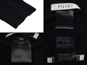 極美品 FOXEY フォクシー カーディガン レーヨン ポリエステル サイズ38 35276-KSJFG12C 中古 59943