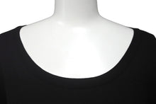 Load image into Gallery viewer, FOXEY フォクシー 長袖Ｔシャツ ブラック クルーネック レーヨン ポリエステル サイズ40 39956-KSTFZ15LO 美品 中古 59944