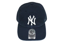 Load image into Gallery viewer, ’47 キャップ NY ニューヨーク ヤンキース クリーンナップ ネイビー コットン フリーサイズ 4573165781245 美品 中古 59964