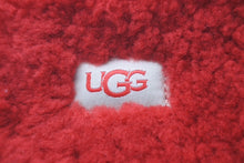 Load image into Gallery viewer, UGG FLUFFITA アグ フラッフィータ サンダル ミュール レッド ウール カーリーシープスキン S/N 1113475 美品 中古 59971