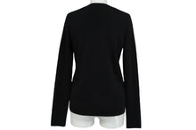 Load image into Gallery viewer, 極美品 FOXEY フォクシー ニット トップス セーター Vネック ブラック サイズ38 ウール 39603-KATFN15LO 中古 59983